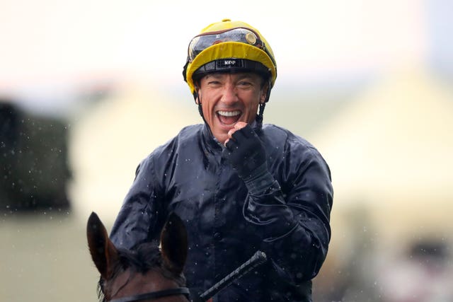 Frankie Dettori was in jubilant mood after Crystal Ocean won the Prince of Wales's Stakes