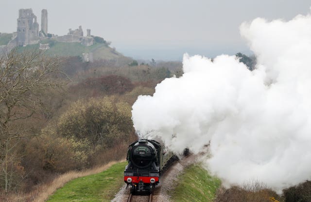Flying Scotsman on Swanage Railway