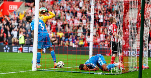 Patrick Van Aanholt, left, and Liam Bridcutt