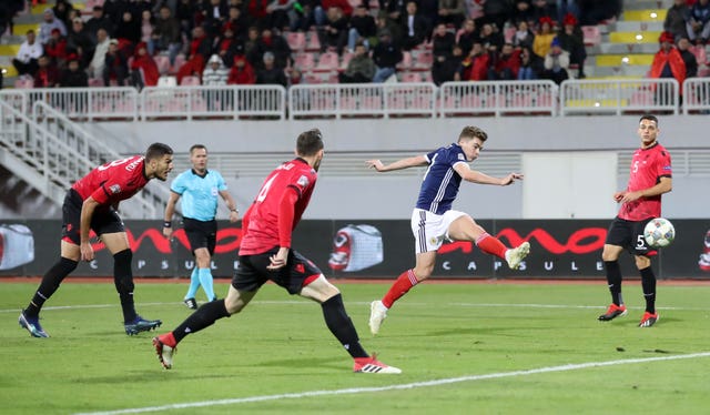 James Forrest bagged a brace for Scotland