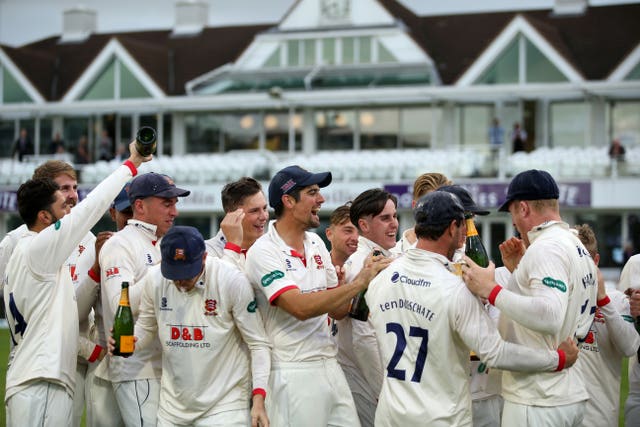 Essex players keep in touch via their WhatsApp group