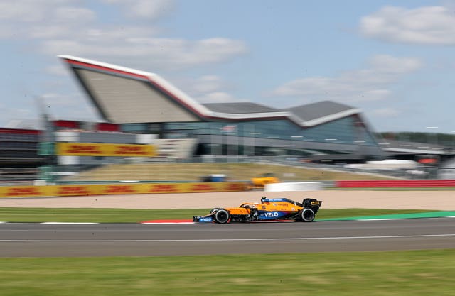 Lando Norris at Silverstone