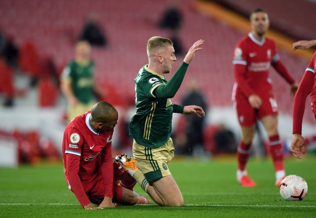 Jurgen Klopp does not think Fabinho''s challenge on Oli McBurnie was not a foul