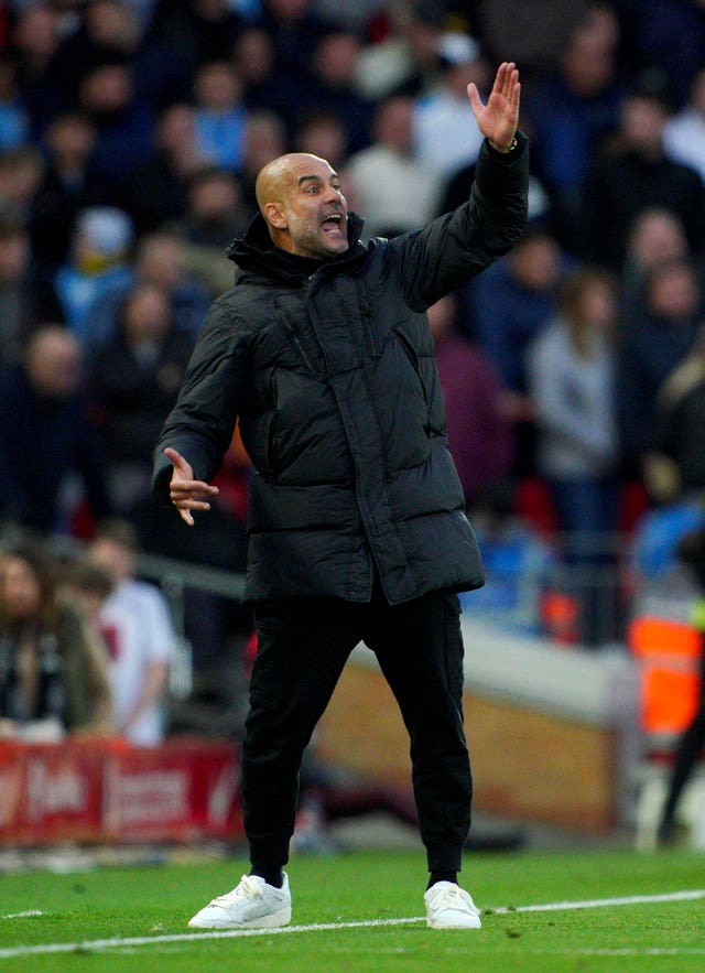 Manchester City manager Pep Guardiola