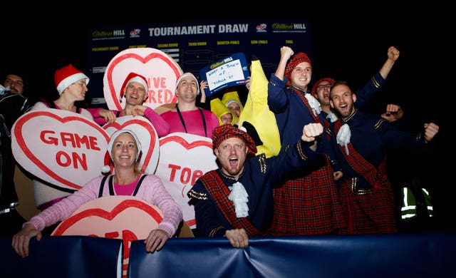 Lovehearts and Scots fancy dress