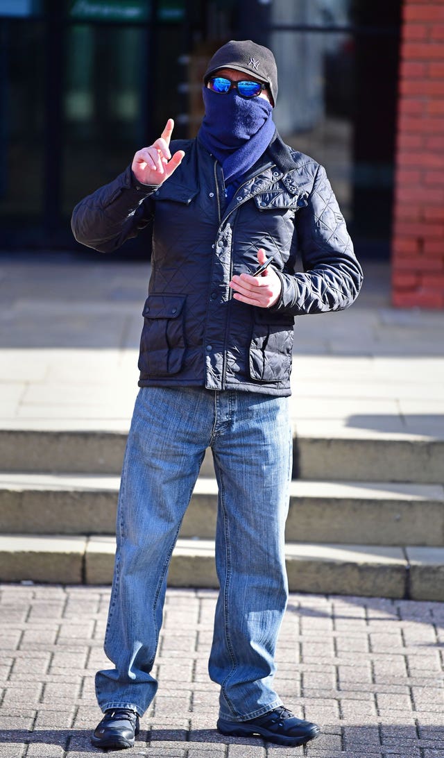 Edward Putman outside St Albans Magistrates’ Court