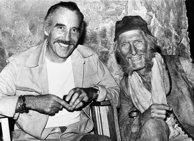 Christopher Lee and Peter Cushing – Pinewood Studios