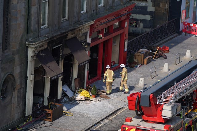Edinburgh city fire