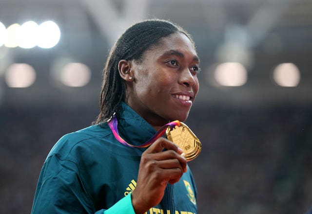 Caster Semenya won her third world title in London in 2017 