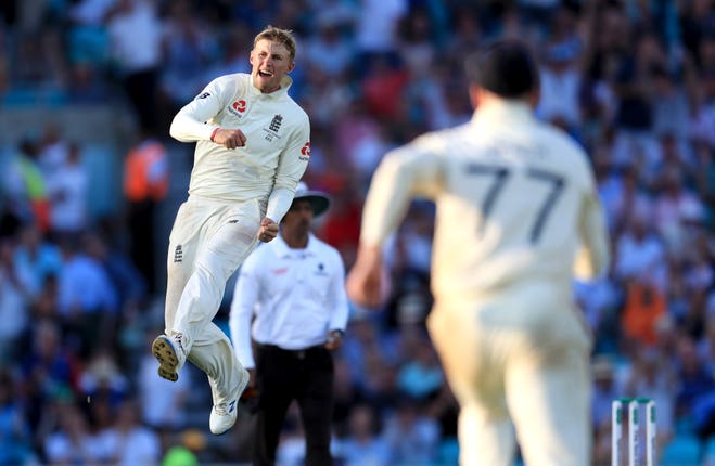 Root claimed a couple of wickets to help England to victory at the Oval
