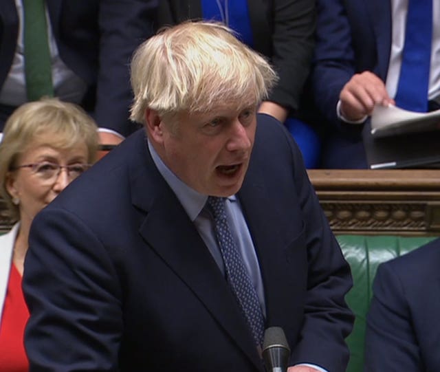 Prime Minister Boris Johnson