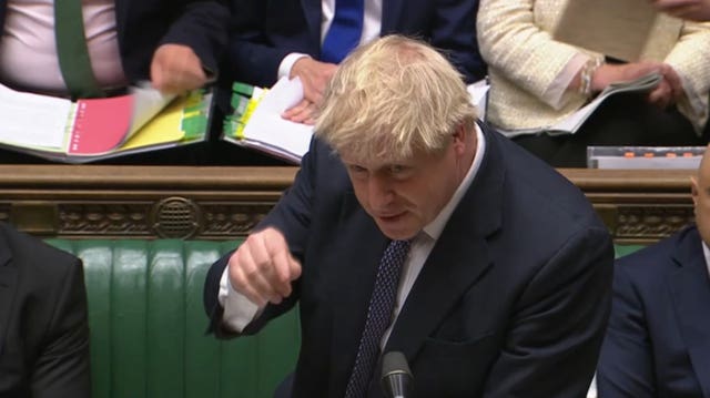 Boris Johnson answers Prime Minister’s Questions