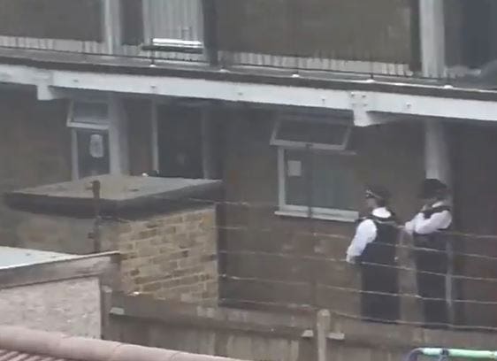 The police operation in Goodmayes
