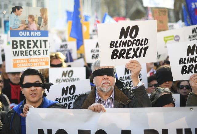 Brexit protest