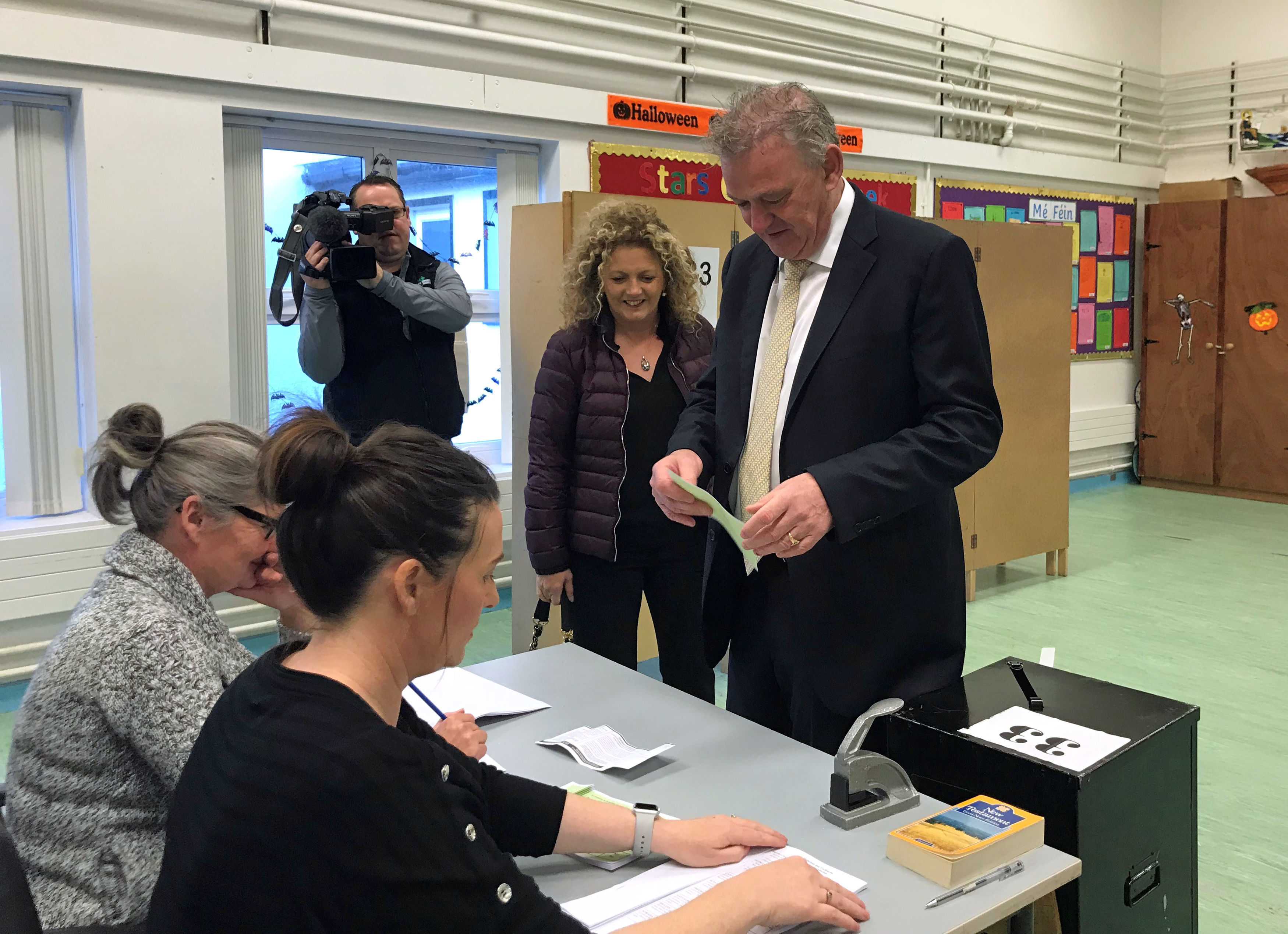 Higgins re-elected Irish President again