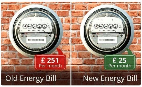 An advert for ‘eco plugs’ claiming big savings taken from FaceBook