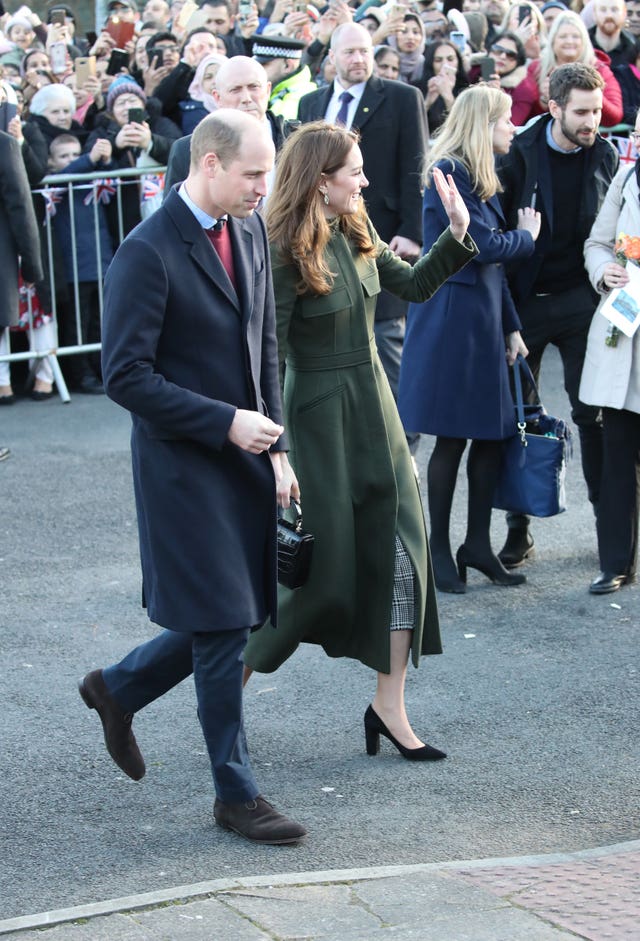 The visit is the royal couple's first engagement of the year