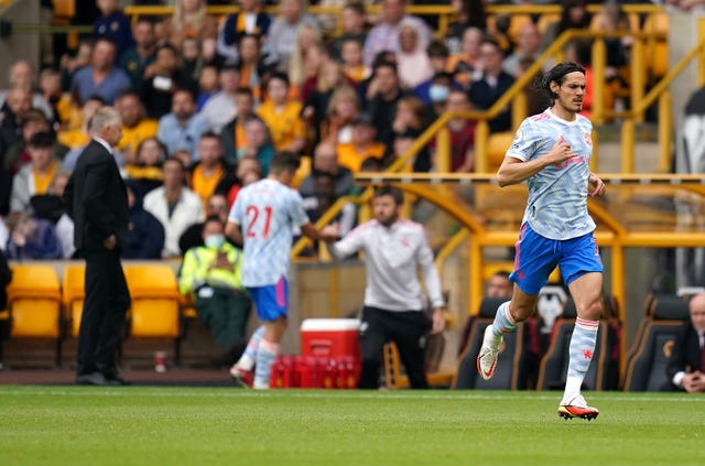 Daniel James leaves the field after being substituted at Wolves