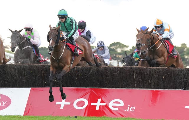 Ash Tree Meadow (right) was fourth in the Galway Plate