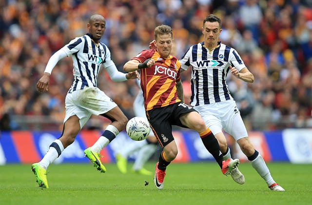 Bradford City v Millwall – Sky Bet League One – Play Off – Final – Wembley Stadium