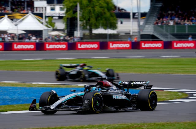 The afternoon ended in disappointment for George Russell (David Davies/PA)