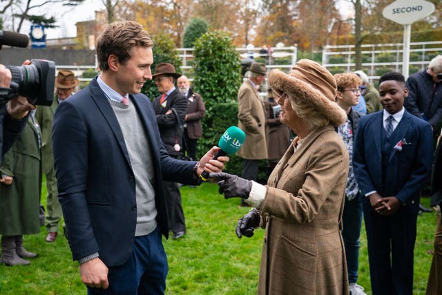 The Duchess of Cornwall is interviewed by Oli Bell