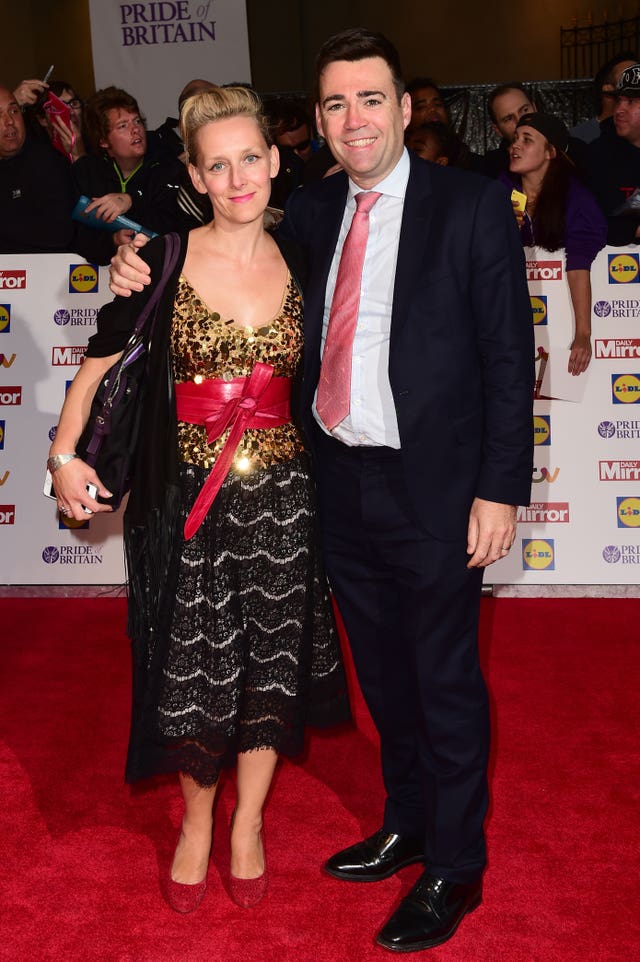Andy Burnam and wife Marie-France van Heel
