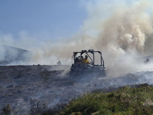 Scottish wildfire