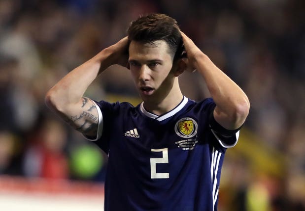 Ryan Jack has two Scotland caps