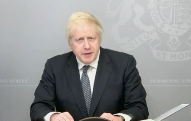 Prime Minister Boris Johnson