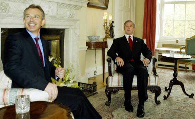 Blair and Bush