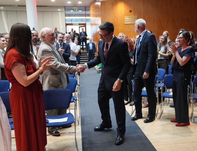 Lord Kinnock and Andy Burnham