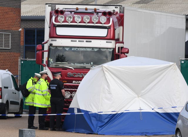 Bodies found in lorry container