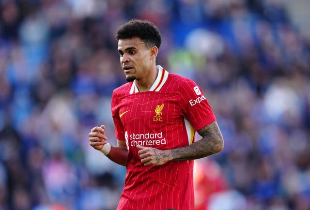 Liverpool's Luis Diaz