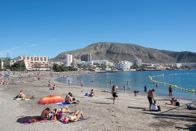 A beach in Tenerife, Spain