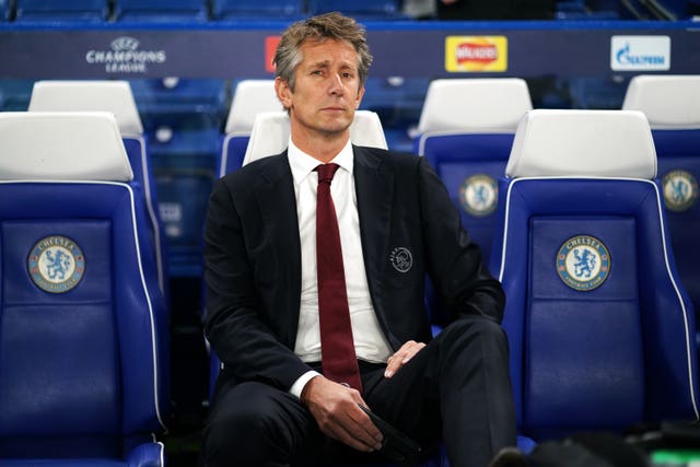 Ajax chief executive Edwin Van Der Sar said it was