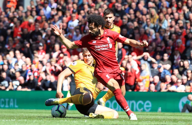 Liverpool v Wolverhampton Wanderers – Premier League – Anfield