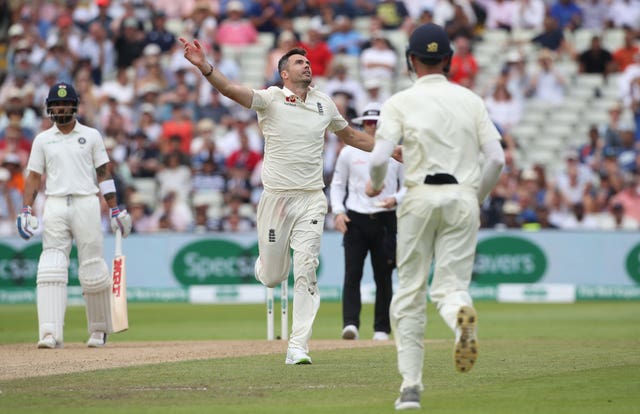 Anderson has enjoyed sustained success since going past 300 Test wickets (Nick Potts/PA)