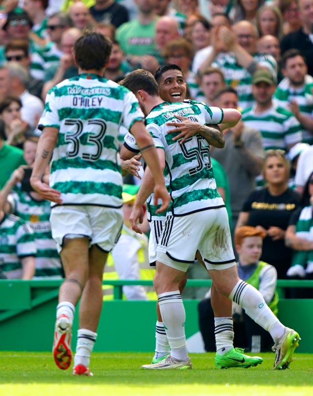 Champions Celtic wrap up campaign with Hart-warming win over battling St Mirren