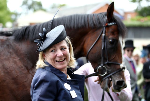 Eve Johnson Houghton was all smiles following the victory of Accidental Agent at Royal Ascot