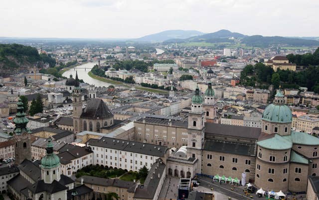 A general view of Salzburg
