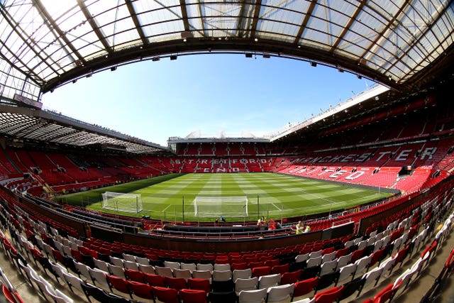 Old Trafford will look very different as Premier League football returns without fans
