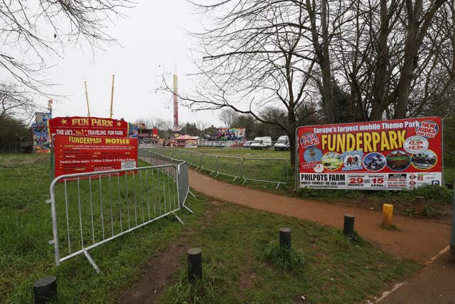 Funderpark in Yiewsley, west London (Jonathan Brady/PA)