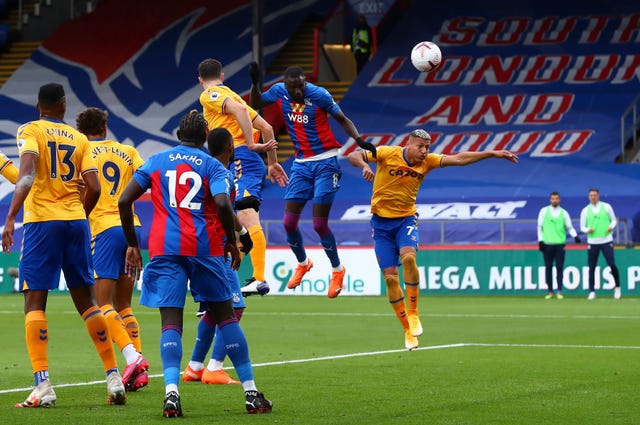 A towering header from Cheikhou Kouyate had levelled things up at Selhurst Park