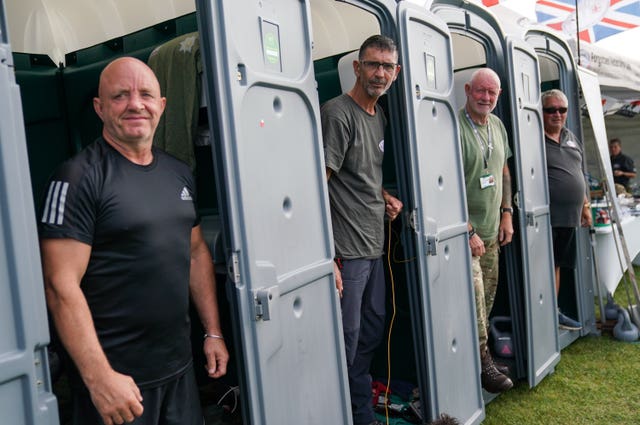 Ian Baillie, Mike Hewlett, Gary Sprakes and Chris Nicholls