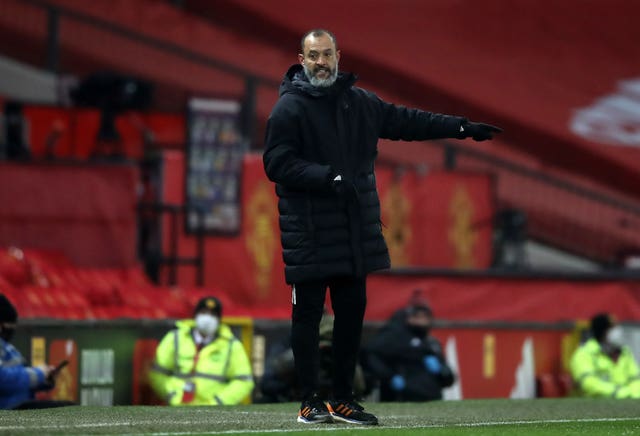 Nuno Espirito Santo felt his young players performed well at Old Trafford
