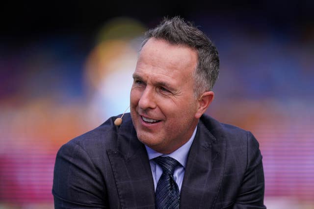 Michael Vaughan in his role as a pundit