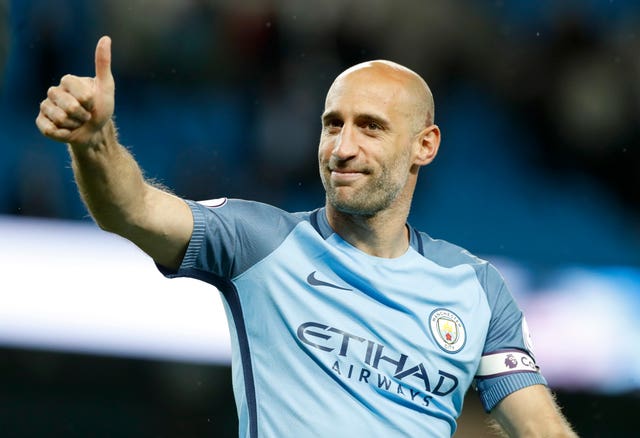 Argentinian defender Pablo Zabaleta was a firm City fans' favourite