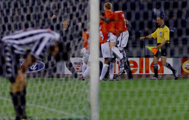 Manchester United famously won at Juventus in 1999
