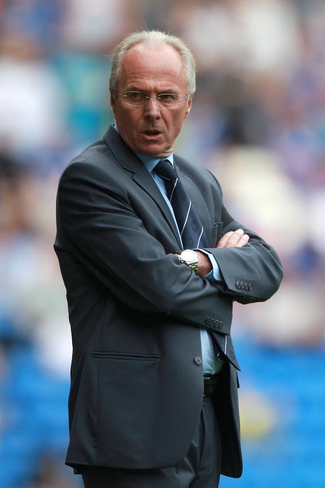 Sven-Goran Eriksson left Leicester 10 years ago